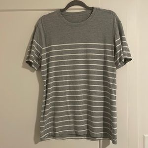 Lululemon grey striped shirt